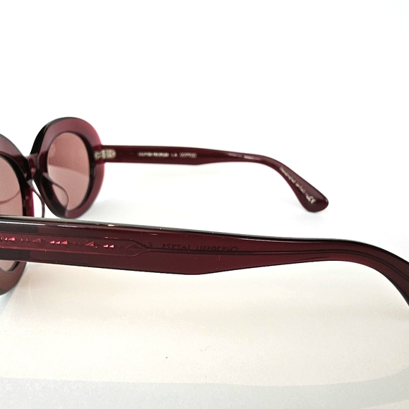 Oliver Peoples Erissa Deep Burgundy Sunglasses - Picture 6 of 9